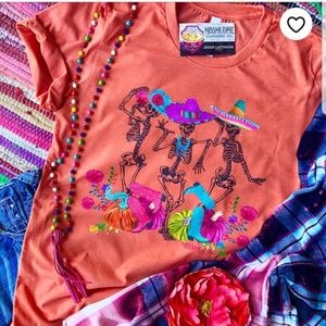 Dancing Skeletons Halloween T-Shirt